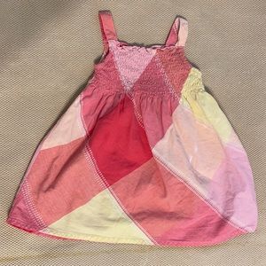 Faded Glory - 12M Pink/Yellow Plaid Dress